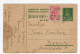 1946. YUGOSLAVIA,SERBIA,SMED. PALANKA,TITO STATIONERY CARD USED,POSTAGE DUE 5 DIN + 2 DIN - Enteros Postales