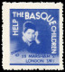 Gran Bretaña. Help The Basque Children. **. Sin Valor Facial. Color Azul. Afinet Nº 2129. - Spanish Civil War Labels