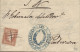 Ø 48 En Carta De Portas A Pontevedra, El 1/7/1858. Sello Anulado A Pluma. Marca Del Ayuntamiento. Rara. Ex Colección Gra - Storia Postale