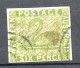 Timbre Australie Occidentale - Cygne Noir- Année 1860 YT N° 8 Côte 600€ - Used Stamps
