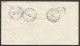 1928 Honey Dew Corner Card Registered Cover 12c Admirals 3 Ring Orb Winnipeg Man - Postal History