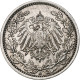 Empire Allemand, 1/2 Mark, 1918, Berlin, Argent, TTB, KM:17 - 1/2 Mark