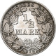 Empire Allemand, 1/2 Mark, 1918, Berlin, Argent, TTB+, KM:17 - 1/2 Mark