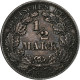 Empire Allemand, 1/2 Mark, 1918, Berlin, Argent, TTB+, KM:17 - 1/2 Mark