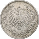 Monnaie, GERMANY - EMPIRE, 1/2 Mark, 1905, Munich, TB+, Argent, KM:17 - 1/2 Mark