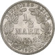 Empire Allemand, 1/2 Mark, 1905, Stuttgart, Argent, TTB+, KM:17 - 1/2 Mark