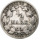Empire Allemand, 1/2 Mark, 1905, Hambourg, Argent, TB+, KM:17 - 1/2 Mark