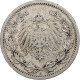 Empire Allemand, 1/2 Mark, 1905, Berlin, Argent, TTB, KM:17 - 1/2 Mark