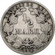 Allemagne, Empire., 1/2 Mark, 1905, Hambourg, Argent, TB+, KM:17 - 1/2 Mark