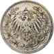 Monnaie, GERMANY - EMPIRE, 1/2 Mark, 1906, Munich, TTB, Argent, KM:17 - 1/2 Mark