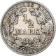 Empire Allemand, 1/2 Mark, 1906, Stuttgart, Argent, TTB+, KM:17 - 1/2 Mark