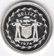 Belize 50 Cents 1974 , Oiseau, En Argent,  Silver PROOF, UNC, KM# 42a - Belize