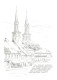 73073895 Oelsnitz Vogtland Kirche Zeichnung Anneliese Spranger Oelsnitz Vogtland - Oelsnitz I. Vogtl.