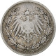 Empire Allemand, 1/2 Mark, 1906, Hambourg, Argent, TB+, KM:17 - 1/2 Mark