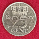 1977 - 25 Cents Juliana - Pays Bas - 1948-1980 : Juliana