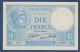 Billet De 10 Fr  Minerve  Du 16 - 6 - 1932 - 10 F 1916-1942 ''Minerve''