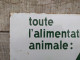 Delcampe - Ancien Plaque Enseigne Émaillée Publicitaire Aliments Composés Sanders Agricole - Plaques émaillées (après 1960)