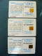 3 Different Cards Phonecard Chip Advertising Tic Tac K293 12/97 300,000ex. 840 Units Prefix Nr. BV EZh GD UKRAINE - Ukraine