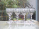 -8 VERRES CRISTAL Gravé SAINT LOUIS BARTHOLDI XIXe Table Vitrine Collection  E - Glass & Crystal
