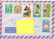 Egypt Air Mail Cover Sent To Germany DDR Topic Stamps - Airmail