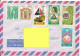 Egypt Air Mail Cover Sent To Germany DDR Topic Stamps - Poste Aérienne