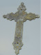 Delcampe - - JOLIE ANCIENNE CROIX REGULE Doré Pour FIXER Un JOLI CHRIST  RELIGION JESUS    E - Religious Art