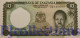 TANZANIA 10 SHILINGI 1966 PICK 2c UNC VERY RARE - Tanzania