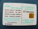 LUGANSK Phonecard Chip Aval Bank 1680 Units Prefix Nr. BV (in Cyrillic) UKRAINE - Oekraïne