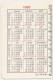 Pocket Calendar ORWO OR WO COLOR CHROM 1986 Vintage Old Pocket Calendar - Petit Format : 1981-90