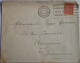 FRANCE Enveloppe Avec 50c Semeuse Lignée Perforée B.C Du 31/07/1930 - Cartas & Documentos