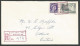 1957 Registered Cover 24c Forestry/Wilding MOON Ottawa Ontario Sub No 25 Local - Historia Postale