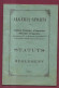 050224 - ALGERIE Livret ALGERIA SPORTS 1934 Féminine Statuts Et Règlement Avec Reçu 10 Fr Droit Entrée Membre Actif 1941 - Libri