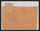 0738 France Entier Postal Stationery Semeuse 5c Orange Demi Bande Journal Type D1 + Complément 10c  - Newspaper Bands