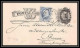 3251/ USA Entier Stationery Carte Postale (postcard) N°6 + Complement Bonn Allemagne Germany - ...-1900