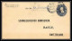 3343/ USA Entier Stationery Enveloppe (cover) 1909 Pour Bale Suisse (Swiss) Repiquage Hallgarten New York - 1901-20