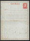 4063/ Brésil (brazil) Entier Stationery Carte Lettre Letter Card N°10 Neuf (mint) 1886 - Postal Stationery