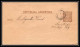 4232/ Argentine (Argentina) Entier Stationery Bande Pour Journal Newspapers Wrapper N°8 1889 - Postal Stationery