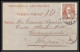4251/ Argentine (Argentina) Entier Stationery Carte Lettre Letter Card N°2 Guanajuato Mexique Mexico 1891 Taxe - Entiers Postaux