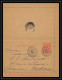 4479 Albert 1er G1 Pour Bordeaux 1894 Carte Lettre Monaco Entier Postal Stationery - Postwaardestukken