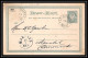 4539 Vestbanernes 1884 Carte Postale Norvège (Norway) Entier Postal Stationery - Postwaardestukken