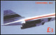 0255/ Télécarte (phone Card) Concorde Grande Bretagne Great Britain Tirage 250 - Airplanes