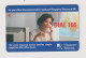 SINGAPORE - Woman On Phone GPT Magnetic Phonecard - Singapour