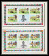 Delcampe - 221 Football (Soccer) Allemagne 1974 Munich - Neuf ** MNH - Ghana Mi. 581-584 A/B KB ... Non Dentelé Imperf + PERFECT SE - Ghana (1957-...)