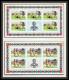 Delcampe - 221 Football (Soccer) Allemagne 1974 Munich - Neuf ** MNH - Ghana Mi. 581-584 A/B KB Non Dentelé Imperf Perfect Set - 1974 – Alemania Occidental