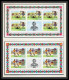 Delcampe - 221 Football (Soccer) Allemagne 1974 Munich - Neuf ** MNH - Ghana Mi. 581-584 A/B KB Non Dentelé Imperf Perfect Set - 1974 – Germania Ovest