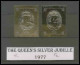 464a Staffa Scotland The Queen's Silver Jubilee 1977 OR Gold Stamps Monarchy United Kingdom James 1 Type 1&2 Neuf** Mnh - Local Issues