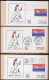 Delcampe - 092 France Bicentenaire Révolution Francaise Lot N° 2560 Folon 116 Fdc Lettre Premier Jour Différentes Philexfrance 89 - Révolution Française