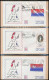 Delcampe - 092 France Bicentenaire Révolution Francaise Lot N° 2560 Folon 116 Fdc Lettre Premier Jour Différentes Philexfrance 89 - Rivoluzione Francese