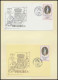 Delcampe - 312 France Bicentenaire Révolution Francaise Lot N° 2573/2576 Lettres Documents Fdc Maximum Voir Scans - Franse Revolutie