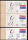 657 France Bicentenaire Révolution Francaise Lot N° 2560 Folon 111 Fdc Lettre Premier Jour Différentes - French Revolution